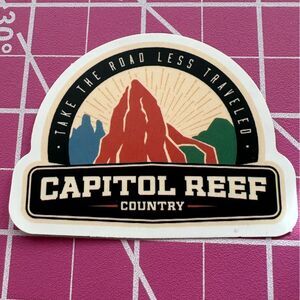 💜13/$13 +Bundle Sticker Sale | Travel Capitol Reef Utah Waterproof Sticker